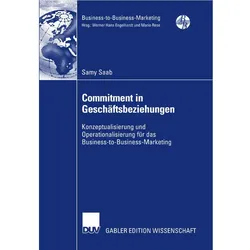 Commitment in Geschäftsbeziehungen, Fachbücher von Samy Saab