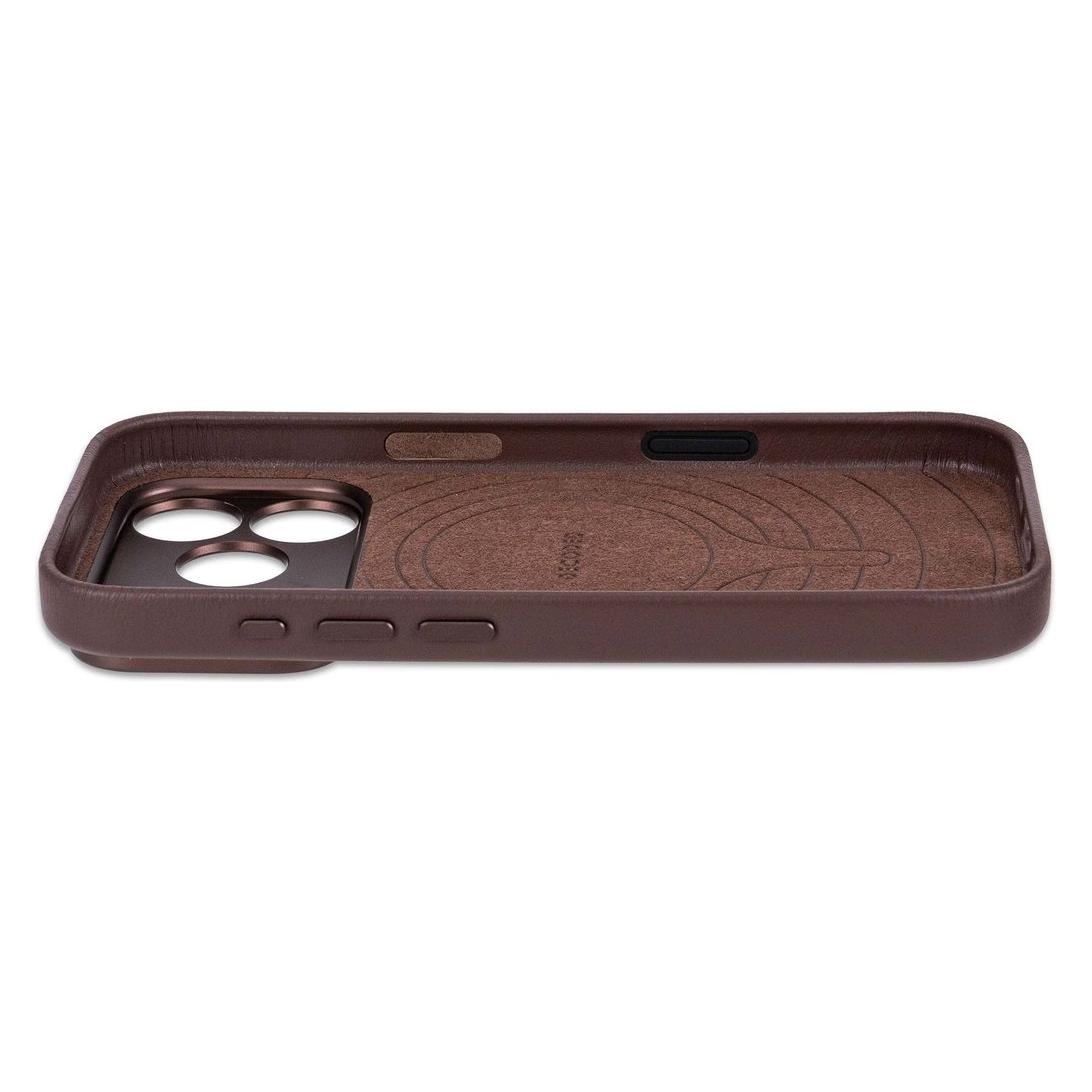 Decoded Leather Backcover for iPhone 18 Pro Chocolat Brown (Apple iPhone 17 Pro, Apple iPhone 18 Pro) (D27IPO18PBC1CHB)
