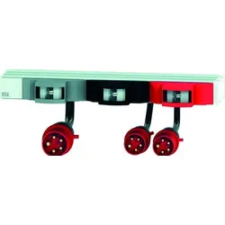 Bachmann 800.0120 19“ 1HE FuseBox 6xLS C16A 32A CEE 16A/32A 8000120