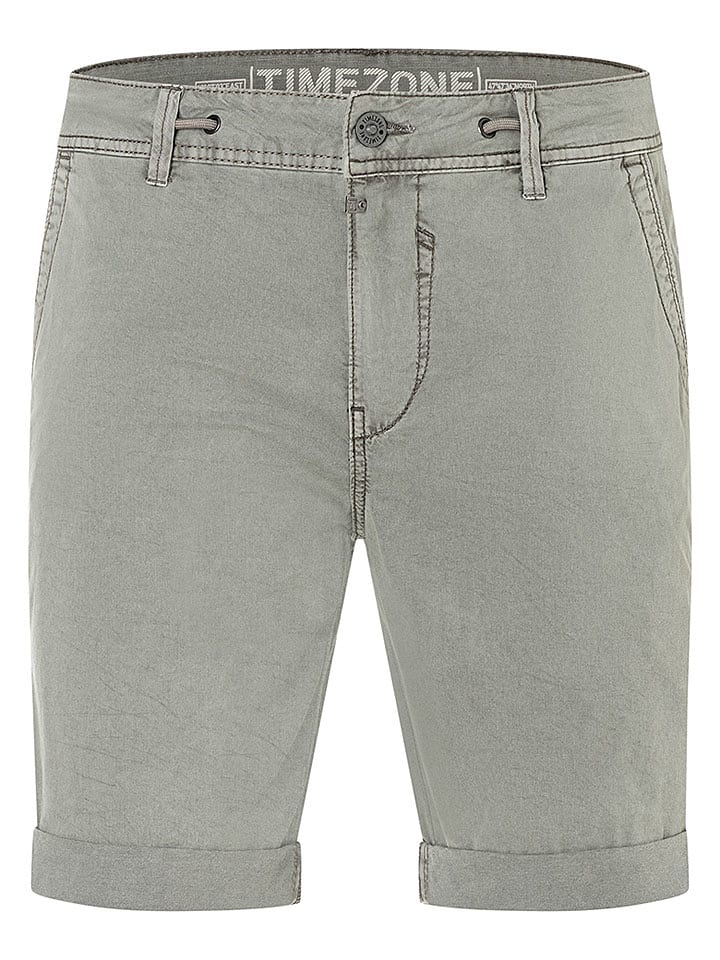 Timezone Jeans-Shorts "Luca" - Slim fit - in Grau - W32