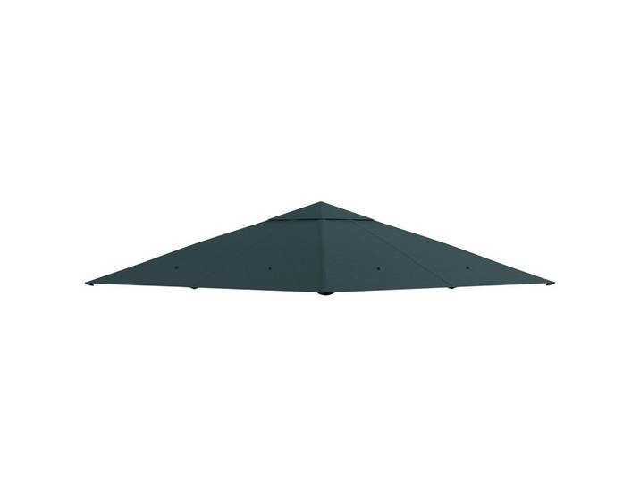 ComfortXL Ersatzdach für Gartenpavillon De-06037 298/295 cm Dunkelgrau, 295x1x298 cm, Sonnenschutz, Pavillons