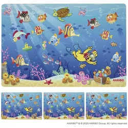 Ritzenhoff & Breker, Tischset, Haribo Seaworld Tischsets (4 Stk., 45 x 30 cm)