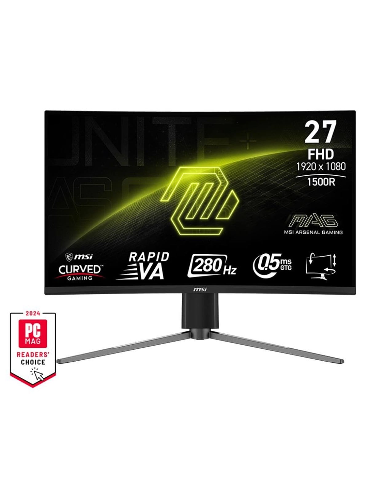 27" MSI MAG 276CPXF - 1920x1080 (FHD) - 280Hz - VA