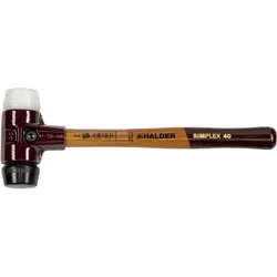 Halder, Hammer, SIMPLEX-Schonhammer 40 GUMMIK./NYLON TE SIMPLE (643 g)