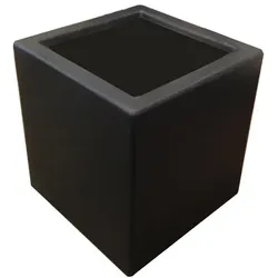 Bodenaschenbecher The DropPit Kunststoffsockel schwarz für die erhöhte Platzierung der DropPit Aschenbecherfliese