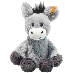 Steiff Kuscheltier Esel Dinkie Soft Cuddly Friends 20cm, grau