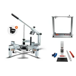 BTR Reifenmontiergerät EVO2 PRO® mit Wuchtbock und Starterpaket Schwarz BTR Wuchtbock Spray
