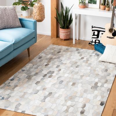 SAFAVIEH Flatweave Studio Leather Taleke Modern Rug
