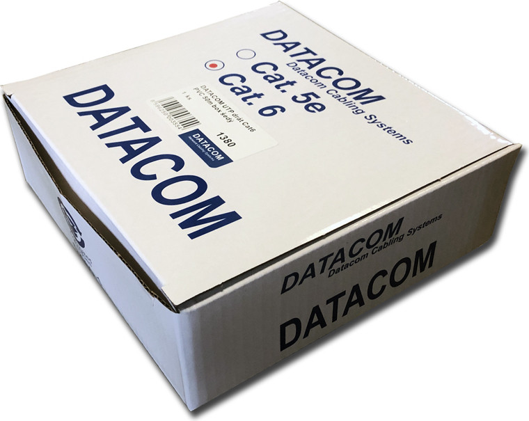 Datacom UTP-kabel Cat6, 50 meter