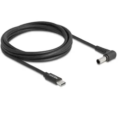 DeLOCK Notebook Ladekabel USB Type-C Stecker zu Sony 6,0 x 4,3 mm Stecker