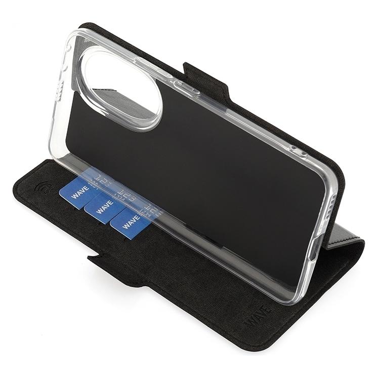Wave BookCase Cover, Honor 200, schwarz (Honor 200) (WAVE-BC-HN-200-BK)