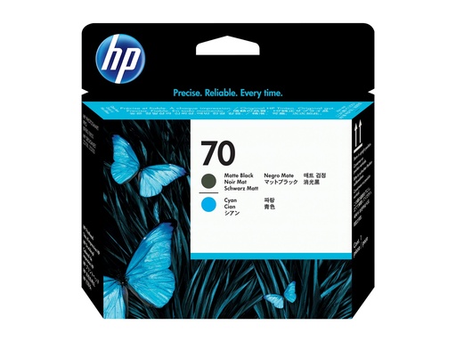 HP 70 - Cyan, mattschwarz - Druckkopf - für DesignJet HD Pro MFP (C9404A)