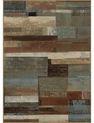 Mayberry Rug American Destination Scenic Vision Lodge Contemporary Area Rug
