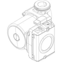 BOSCH Ersatzteil TTNR: 87186458660 Pumpe mit Isolierung