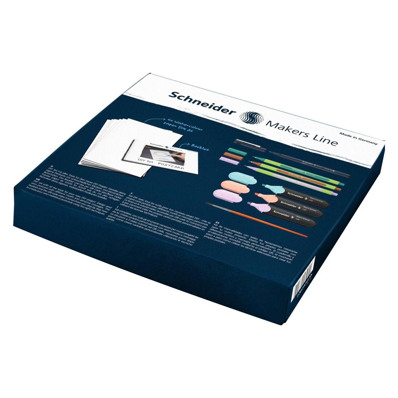 Schneider Postkarten weiss DIY Set (1 Stk.) (ML85060901)