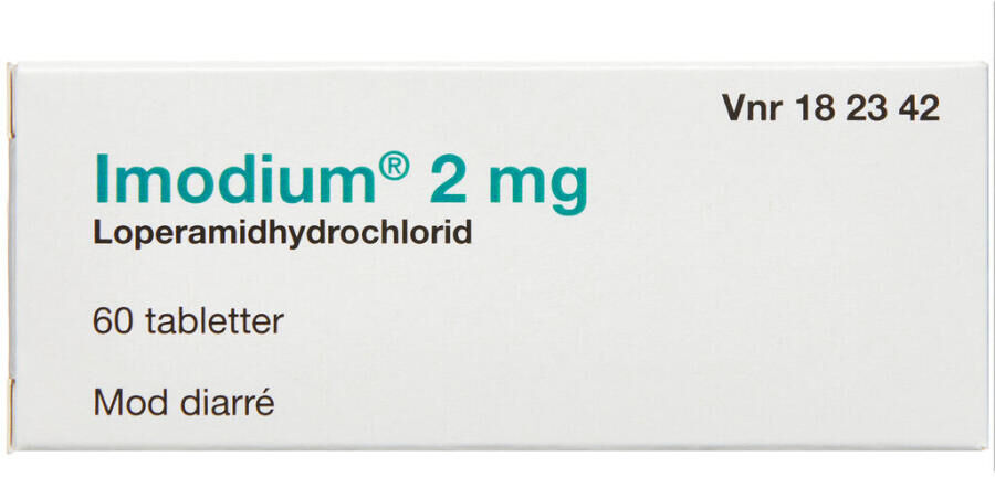 2care4 Imodium 2 mg (Håndkøb, apoteksforbeholdt) 60 stk Tabletter