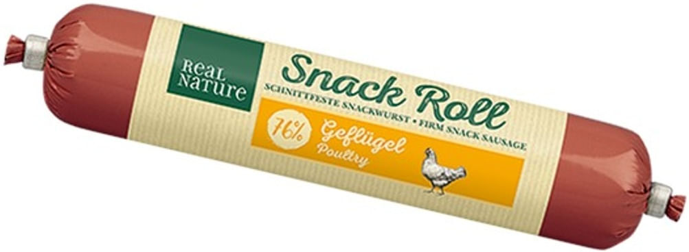 Real Nature Dog Snack Salsiccia 80G POLLAME