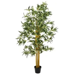 EUROPALMS Bambus Multistamm, Kunstpflanze, 180cm