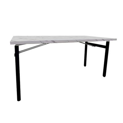 RestooTab - Klappbarer Tisch Tambu 160x80cm weißer Marmor