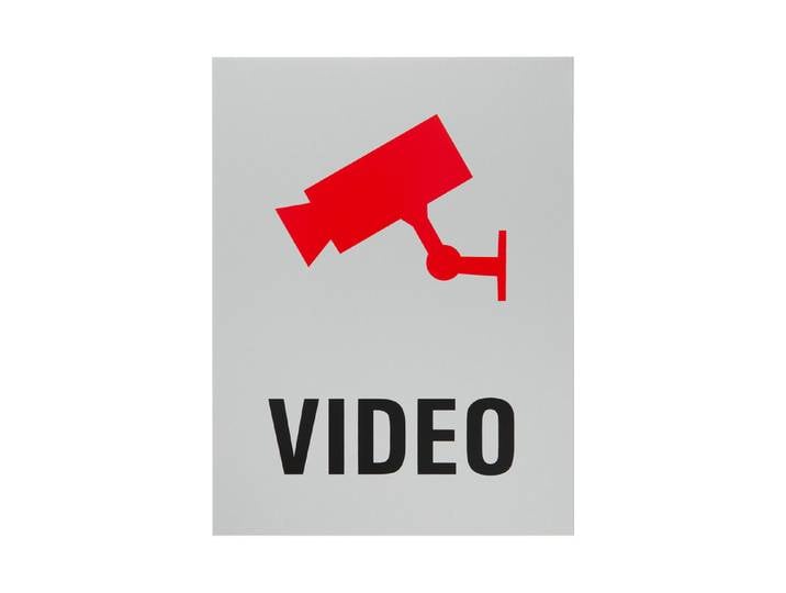 Videokamera Schild 20 × 15 cm