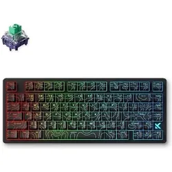 Mchose MC-Jet75-10 (Eng. Int., Kabelgebunden), Tastatur, Schwarz