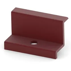 FuturaSun Endklemme Rot (RAL 3005) 30mm 1 Packung = 10 Klemmen