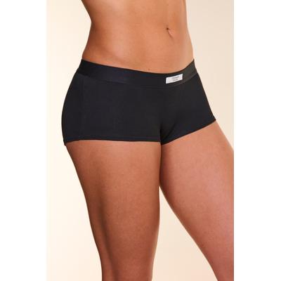 Panty COPENHAGEN STUDIOS, Damen, Gr. XL (42), schwarz, Feinripp, Obermaterial: 96% Baumwolle, 4% Elasthan, unifarben, körpernah, Unterhosen Panty, angenehme Ripp-Qualität