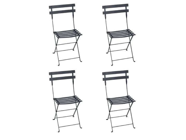 Fermob - Bistro Klappstuhl Metall, anthrazit (4er-Set)