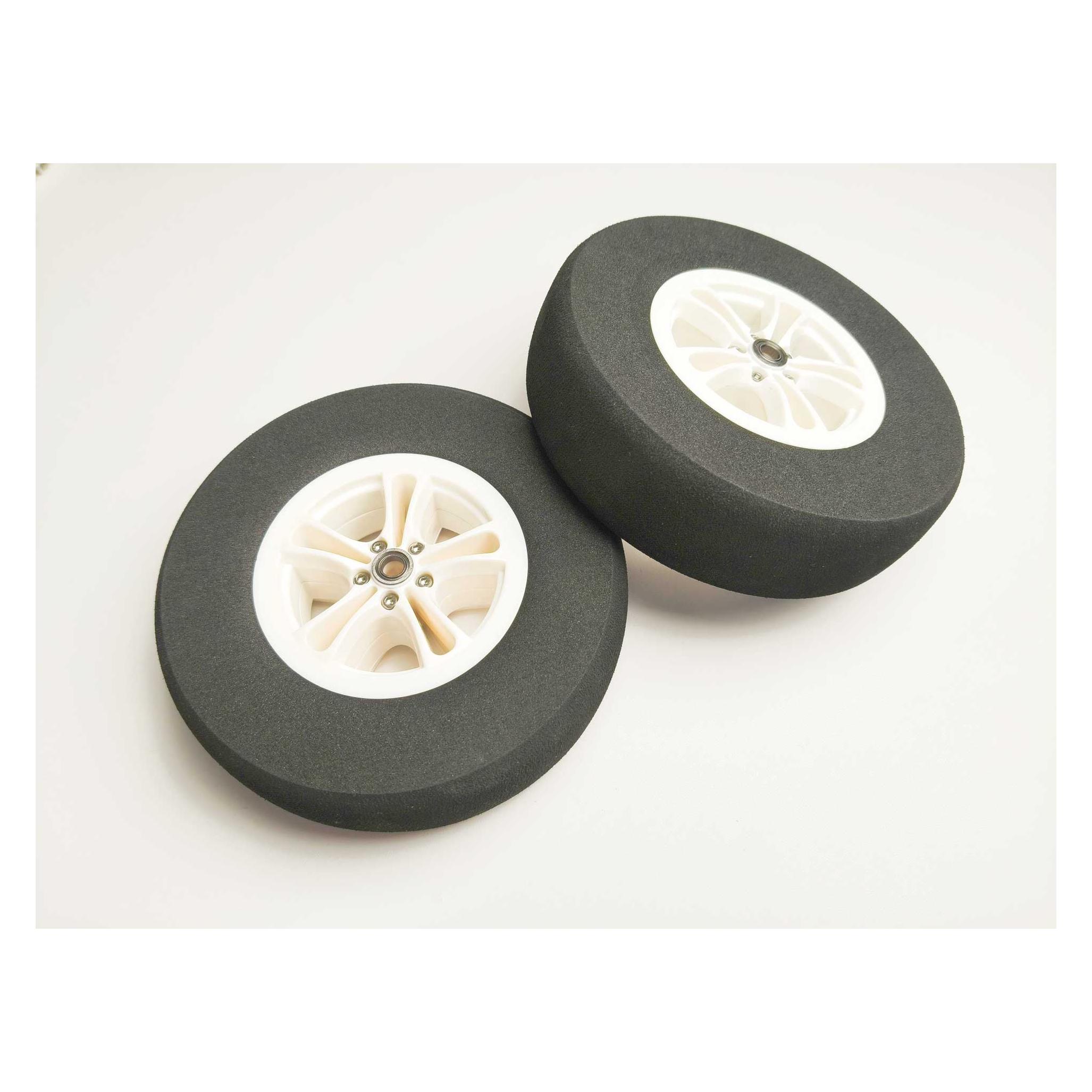 Planet-Hobby Schaumstoff Rad Ø130xB38xØ6.0mm/5"mit Kugellager 1 Stück (FL-AW-07)