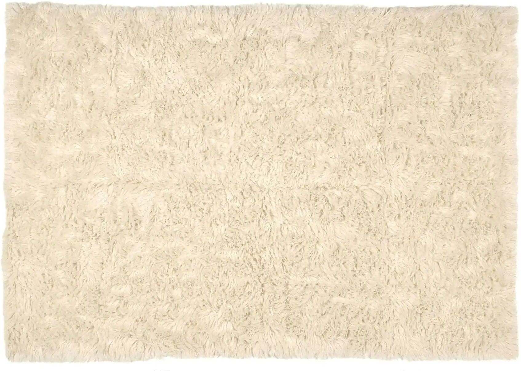 THEKO Flokati Wollteppich  Flokos ¦ beige ¦ Wolle ¦ Maße (cm): B: 190 H: 4