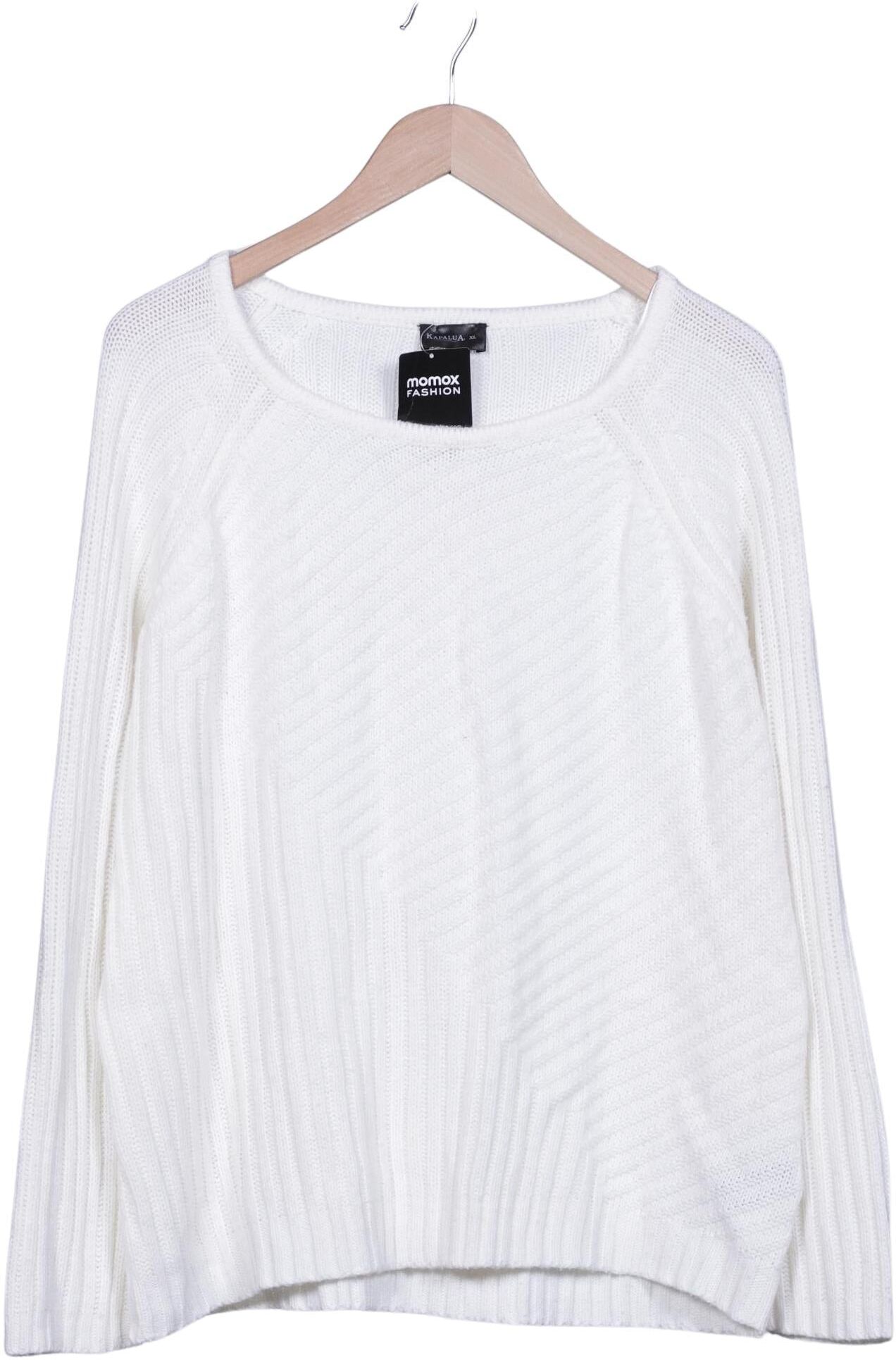 Kapalua Damen Pullover, Cremeweiß, Gr. XL, Synthetik - Second Hand