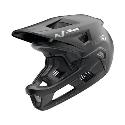 Fahrradhelm ABUS "YOUDROP FF" Gr. S, schwarz, Helme, S Kopfumfang: 48cm - 55cm