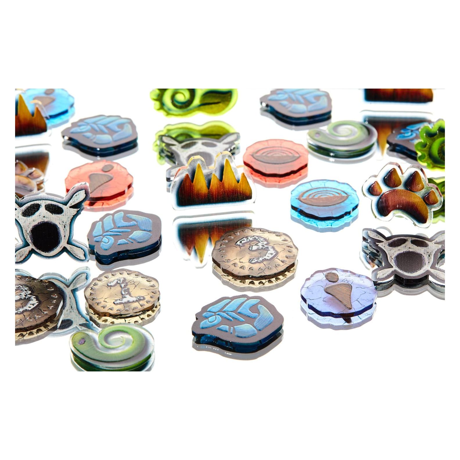 E-Raptor Token und Marker: Spirit Island Jagged Earth Token Set (GB) (ERA89285)