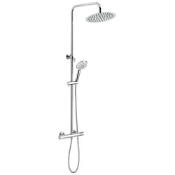 Novaservis Titania Pure Duschsystem mit Thermostatarmatur Chrom SET032/TER,0