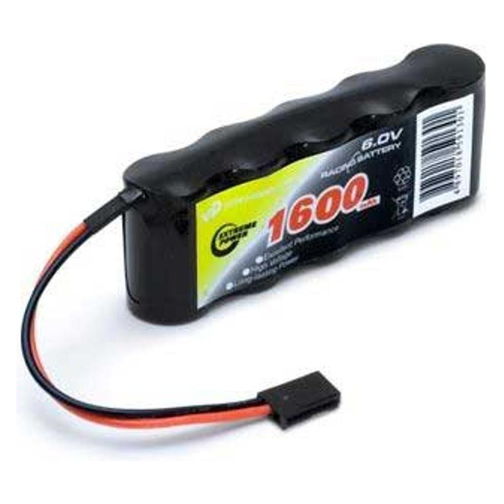 Vapex Receiver Battery NiMH 6.0V 1600mAh Straight (1600 mAh, 6 V) (V16005AFSF2)