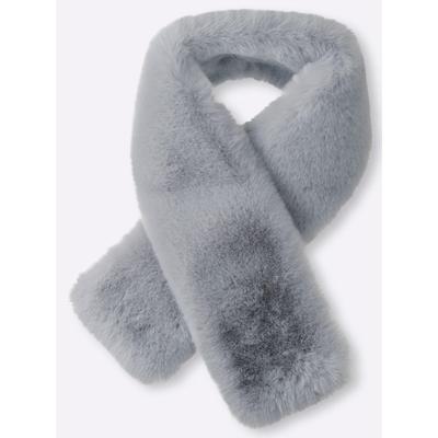 Modeschal HEINE, Damen, grau, Polyester, Modetücher