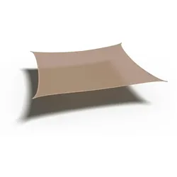 Siena Garden Sonnensegel Quadrat  Coolfit , creme , Maße (cm): B: 500 H: 500
