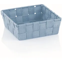 Korb ALVARO blau (BHT 19x6x19 cm) - BHT 19x6x19 cm