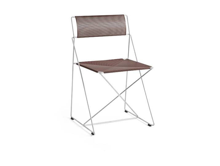 HAY X-Line Indoor Outdoor Stuhl Iron red-hot galvanised