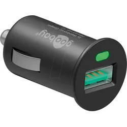 GOOBAY 45162 - USB-Ladegerät, 5 V, 2400 mA, Kfz, Quick Charge