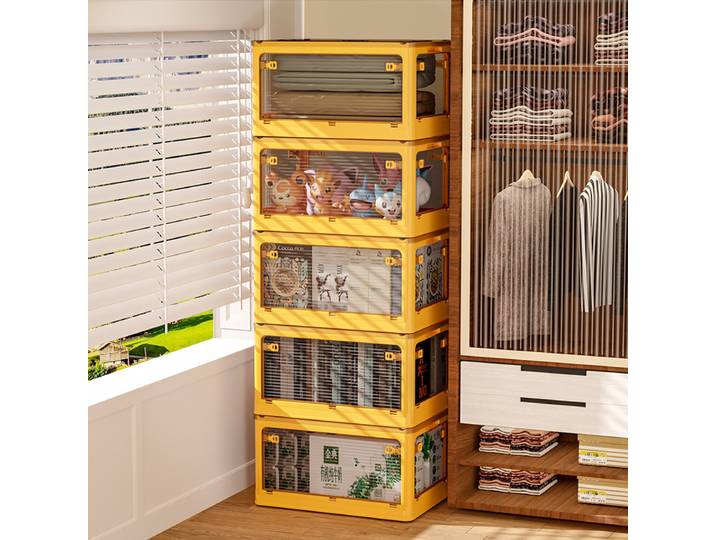 Boîtes de rangement pliantes à cinq portes, boîte de camping, table de tourisme, coffre de voiture, fournitures de véhicule, accessoires de pêche, récipient en plastique