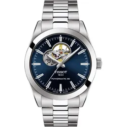 Tissot T-Classic Gentleman Powermatic 80 Open Heart T127.407.11.041.01 - blau,silber - 40mm
