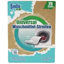 Waschmitteltabs Cado mat Universal Waschmittelstreifen 25 WL praktische Waschmittelstreifen für eine einfache Dosierung