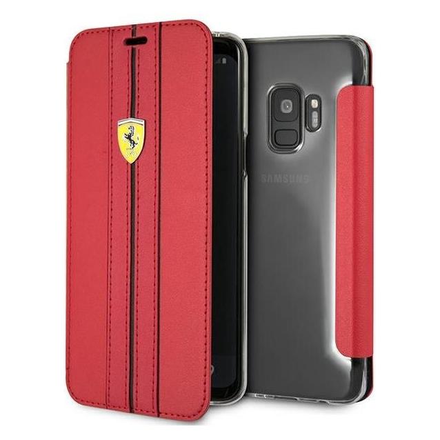 Ferrari Buch FESURFLBKTS9REB S9 G960 rot (Samsung Galaxy S9) (FER000281-0)