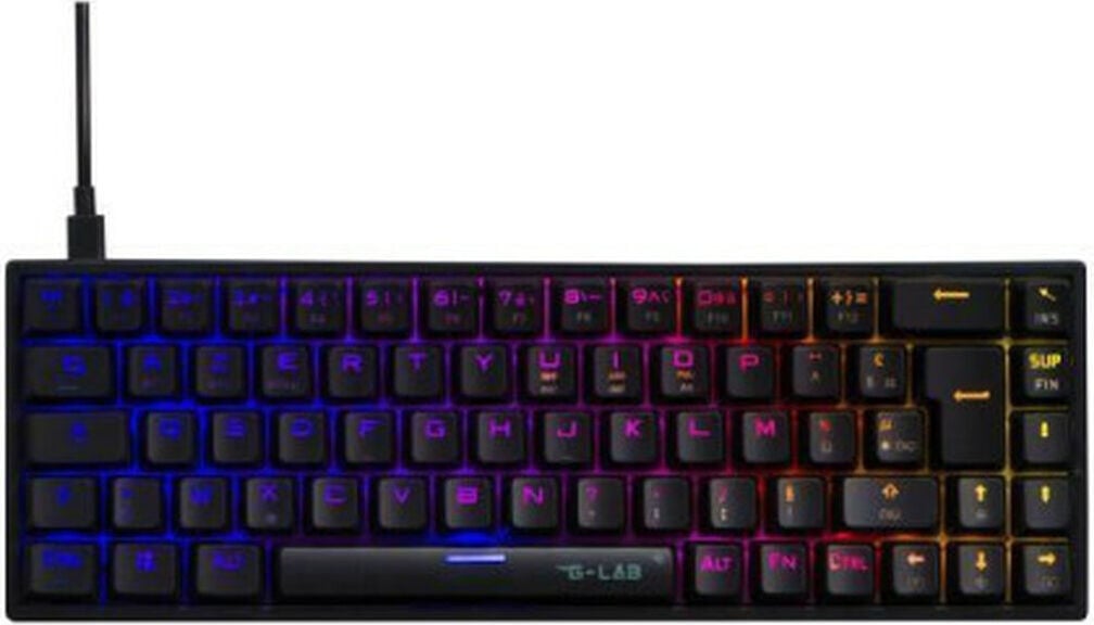 G-Lab KEYZ-TITAN-W-WL/SP draadloos toetsenbord, zwart