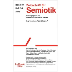 Zeitschrift für Semiotik / Mit Beiträge, Fachbücher von Roland Posner