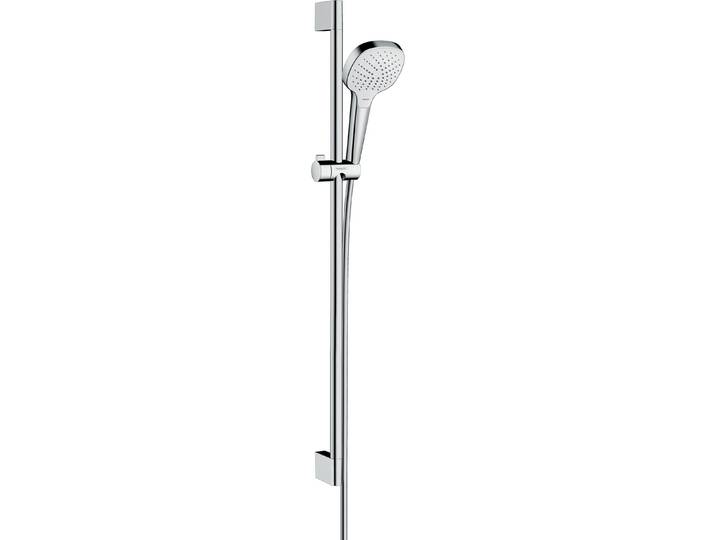 hansgrohe Croma Select E ensemble de douche 110 Vario EcoSmart avec barre de douche 90 cm\, blanc/chrome