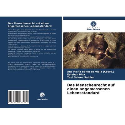 Das Menschenrecht auf einen angemessenen Lebensstandard, Taschenbuch von Ana María Bonet de Viola (Coord.,Esteban Piva,Yael Selene Saidler, Verlag