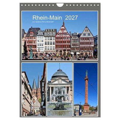 Rhein-Main 2027 vom Taxifahrer Petrus Bodenstaff (Wandkalender 2027 DIN A4 hoch), CALVENDO Monatskalender