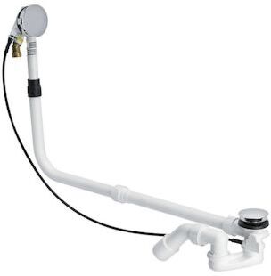 Bette Ab-/Überlaufgarnitur B607-000 d= 52mm, 1070mm, mit Zulauf, spezial, weiß